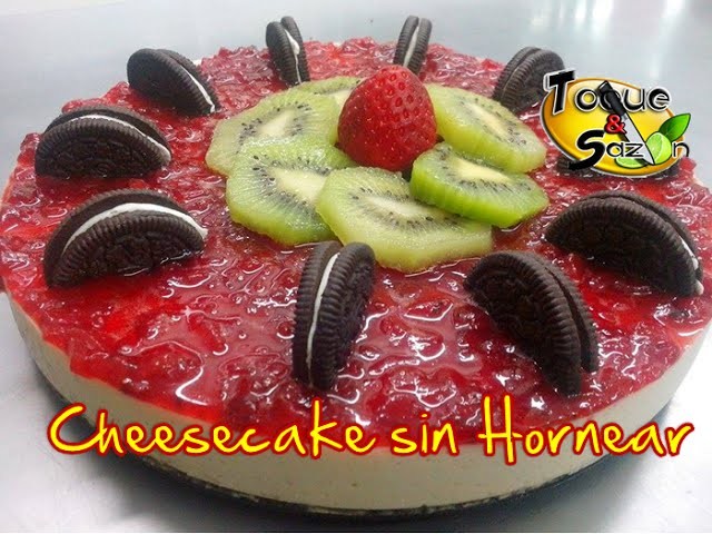 Cheesecake Oreo "SIN HORNEAR"  "paso a paso" (TOQUE Y SAZÓN)