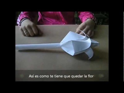 Como crear una flor de papel (2012)