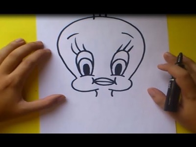 Como dibujar a Piolin paso a paso - Looney Tunes | How to draw Piolin - Looney Tunes