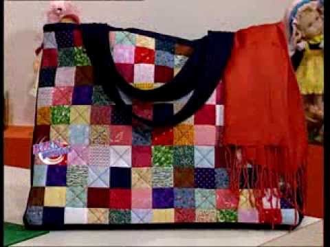 Carolina Rizzi  - Bienvenidas TV - Crea un bolso multicolor en patchwork.