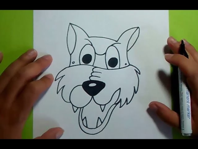 Como dibujar un lobo paso a paso 5 | How to draw a wolf 5