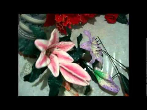 Curso Goma Eva-Foamy (flores)