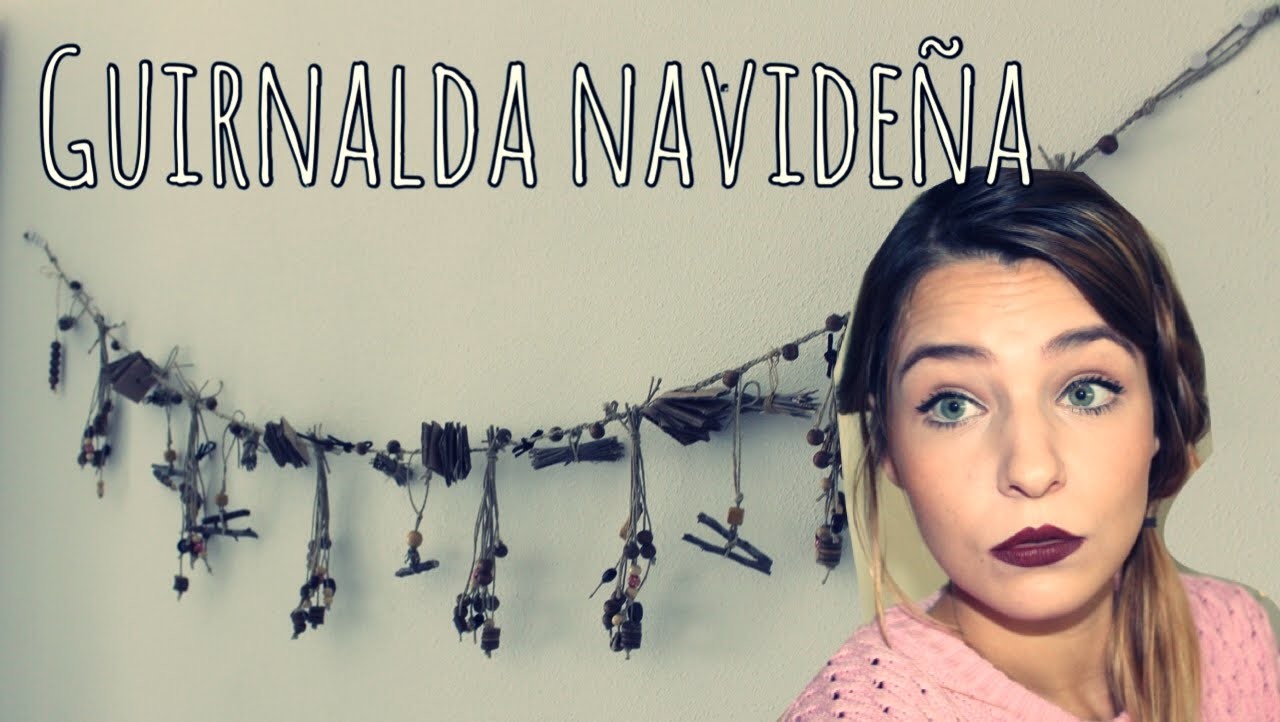 DIY | Decora tu cuarto : guirnalda natural | Vlogmas #8
