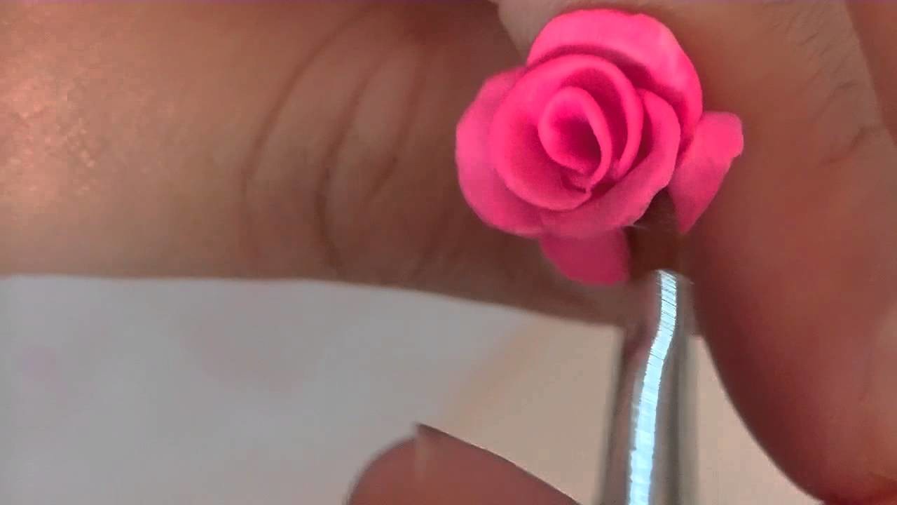 Tutorial diseño de rosa para uña