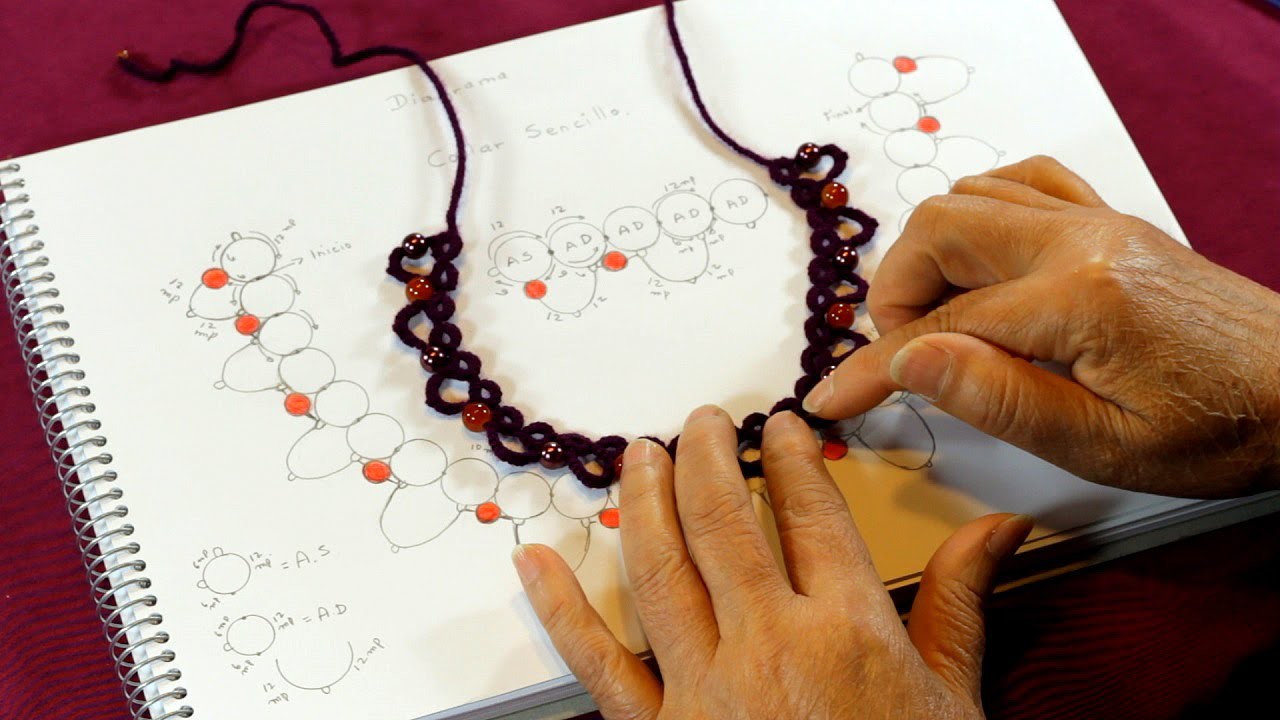 FRIVOLITE BASICO LECCION 8: COLLAR SENCILLO