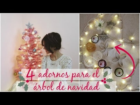 4 ideas para el árbol de navidad - DIY | Celhelíz
