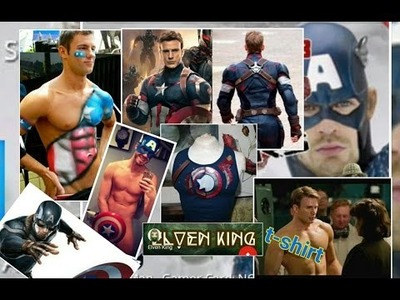 Capitán América civil war t-shirt DIY playera
