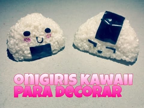 DIY: Onigiris kawaii de arroz para decorar tu habitación