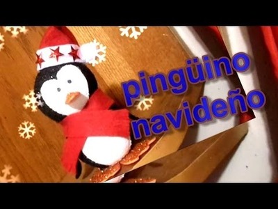 Pingüno *adorno navideño* DIY