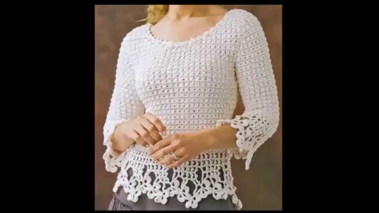 Blanco Calientito Con Colgantes a Crochet