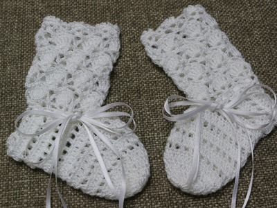 Calcetas o Botitas para Bebe Crochet
