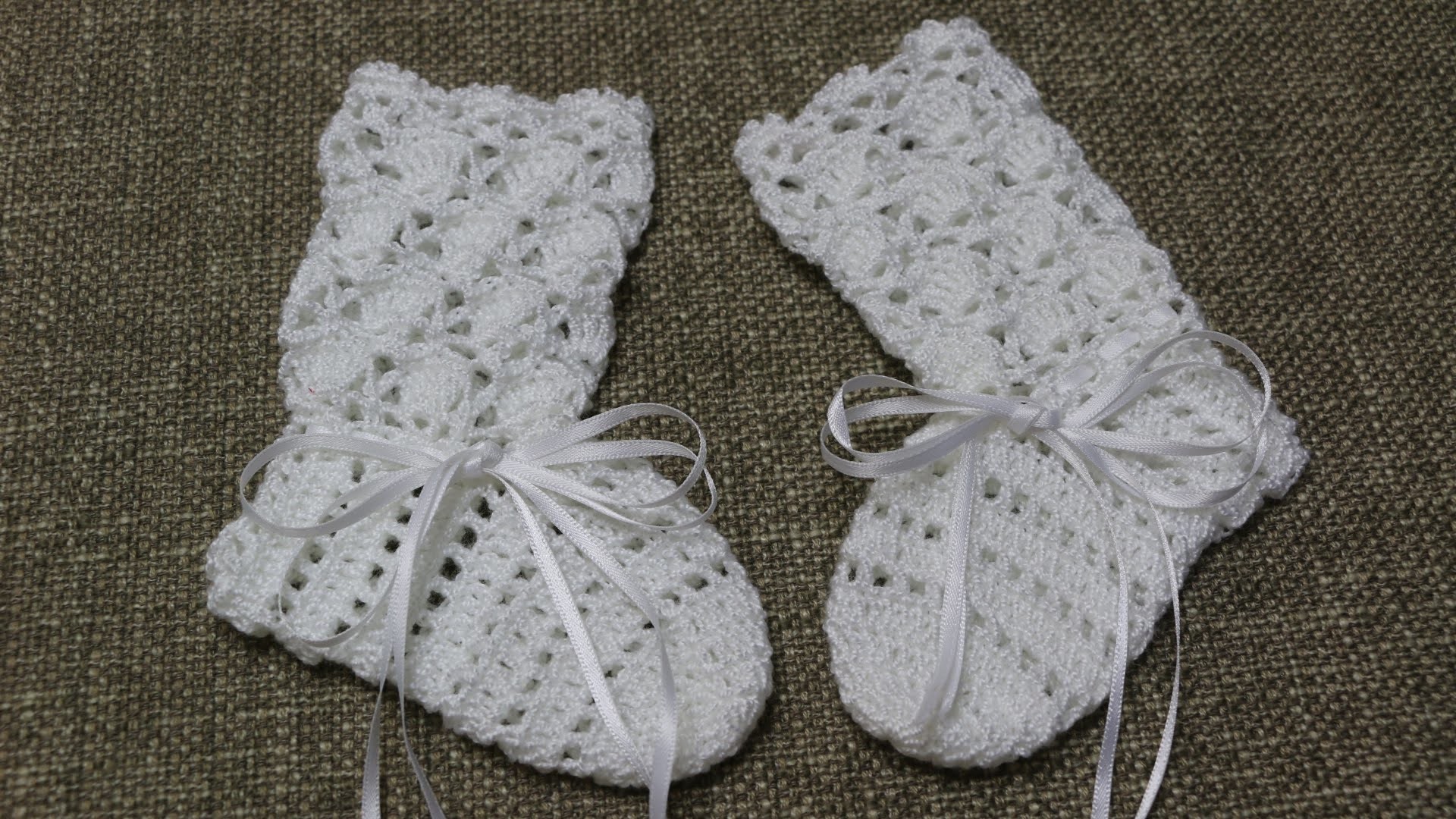 Calcetas o Botitas para Bebe Crochet