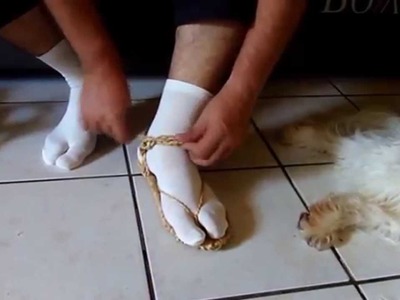 Como amarrarse las sandalias de bleach