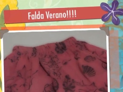 Falda Para Verano!!!!!  Skirt For Summer!!!!