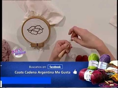 Mónica Somma - Bienvenidas TV - Teje en crochet una Cartera con Bordado Chino.