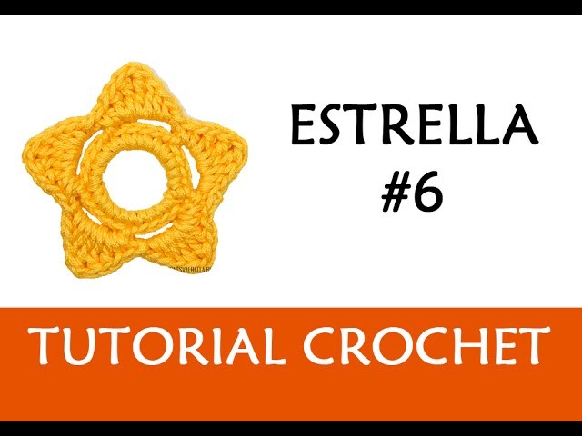 PATRÓN CROCHET: ESTRELLA #6 | Patrones Valhalla