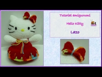 Tutorial amigurumi Hello Kitty - Lazo