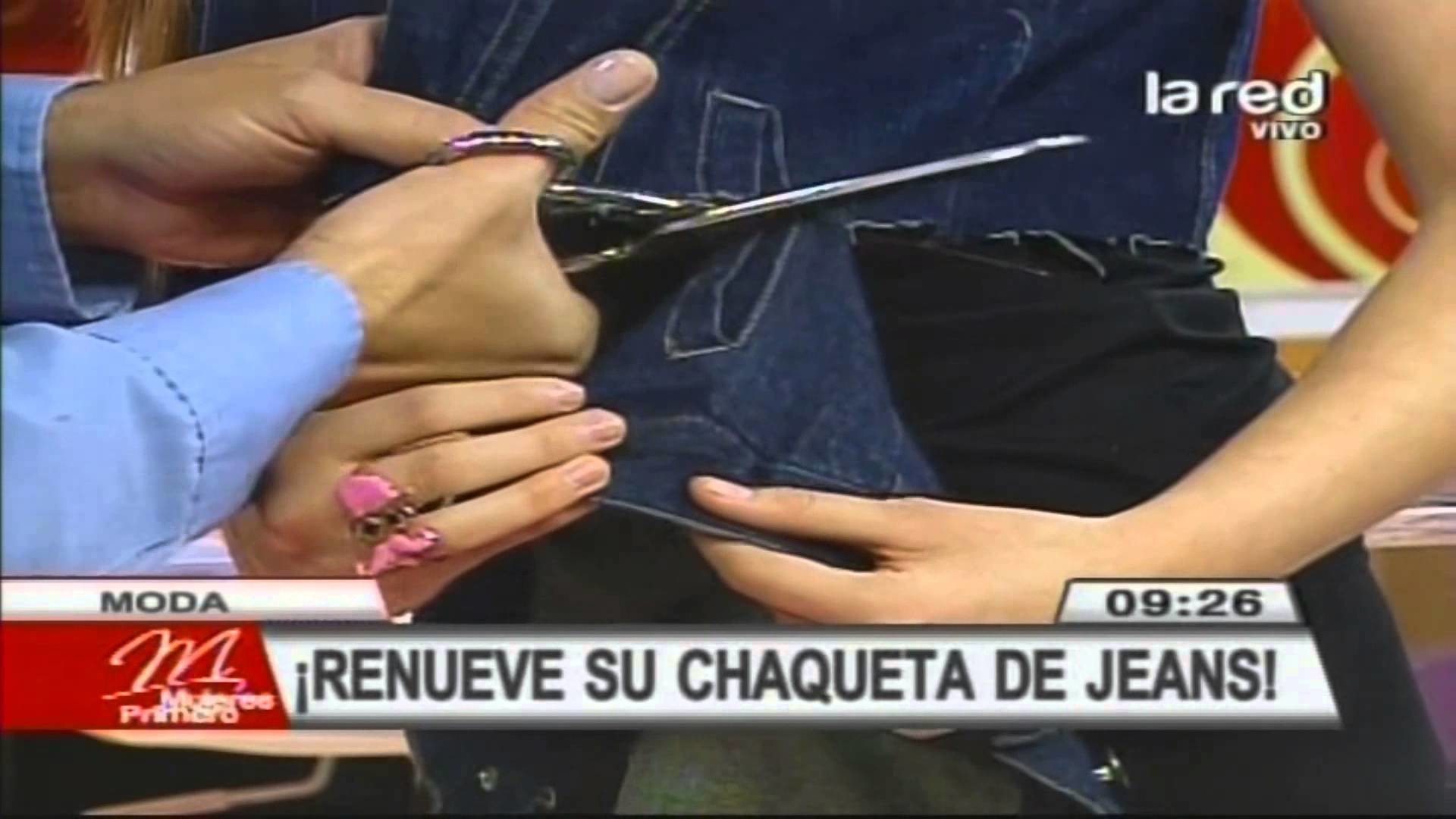 Fred Redondo enseña a renovar una chaqueta de jeans