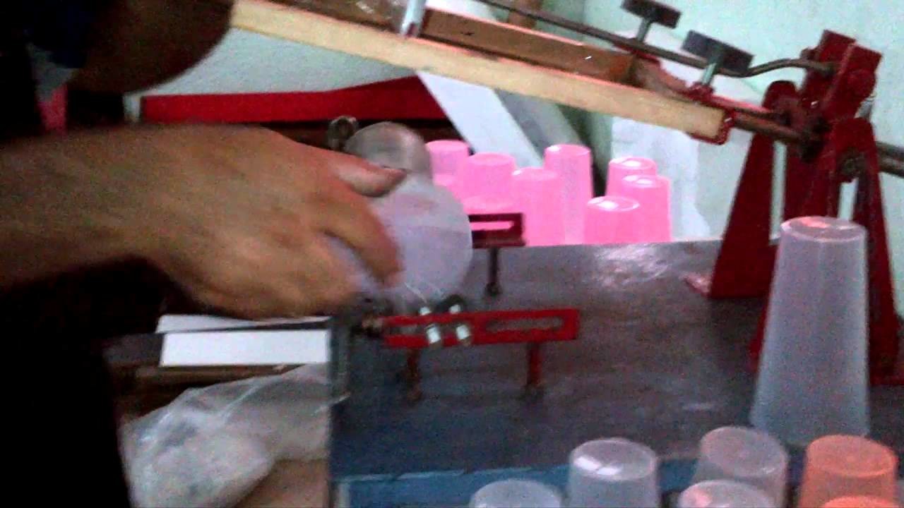 Maquina Serigrafia Cilindrica Estampar Vasos