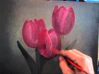 COMO PINTAR TULIPAS