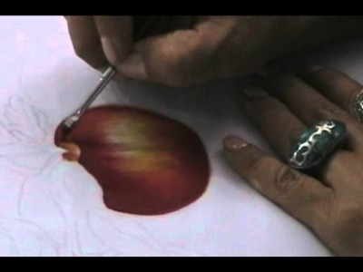 Como Pintar una Manzana sobre tela