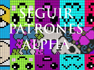 Como seguir patrones alpha en macrame