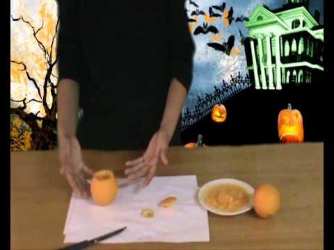 Decoracion para Halloween, Calabaza de Naranja