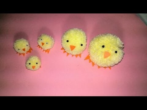 Familia de Pollitos para Pascua
