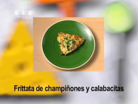 Frittata de champiñones y calabacitas ["Revista del Consumidor TV" 34.5]