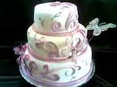 Pastel Mariposas Fondant