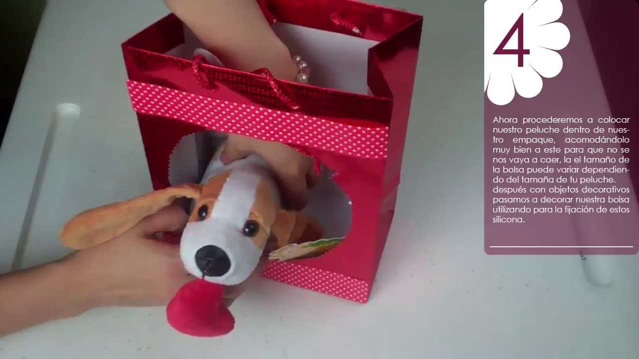 VIDEO TUTORIAL de san valentin ¡bolsa para regalo! (14 de Feb)