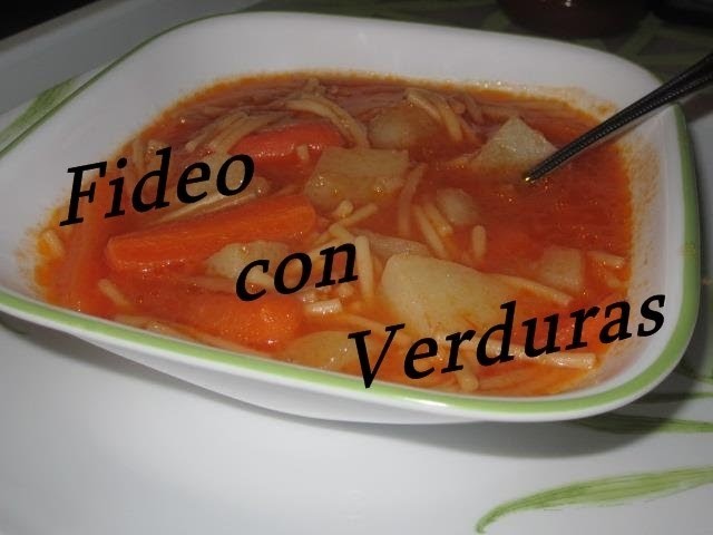 Deliciosa Sopa de Fideo & Verduras.wmv