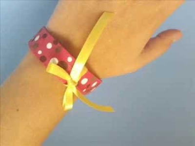 DIY. Popsicle stick bracelet ♥ Manualidades. Brazalete con palitos de paleta