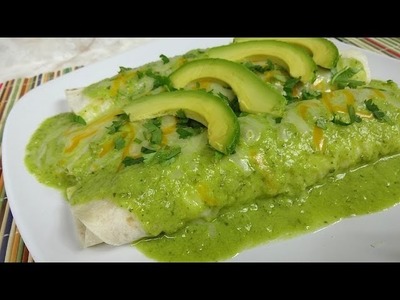 Enchiladas en Salsa de Aguacate y Chile Poblano - Mi Receta