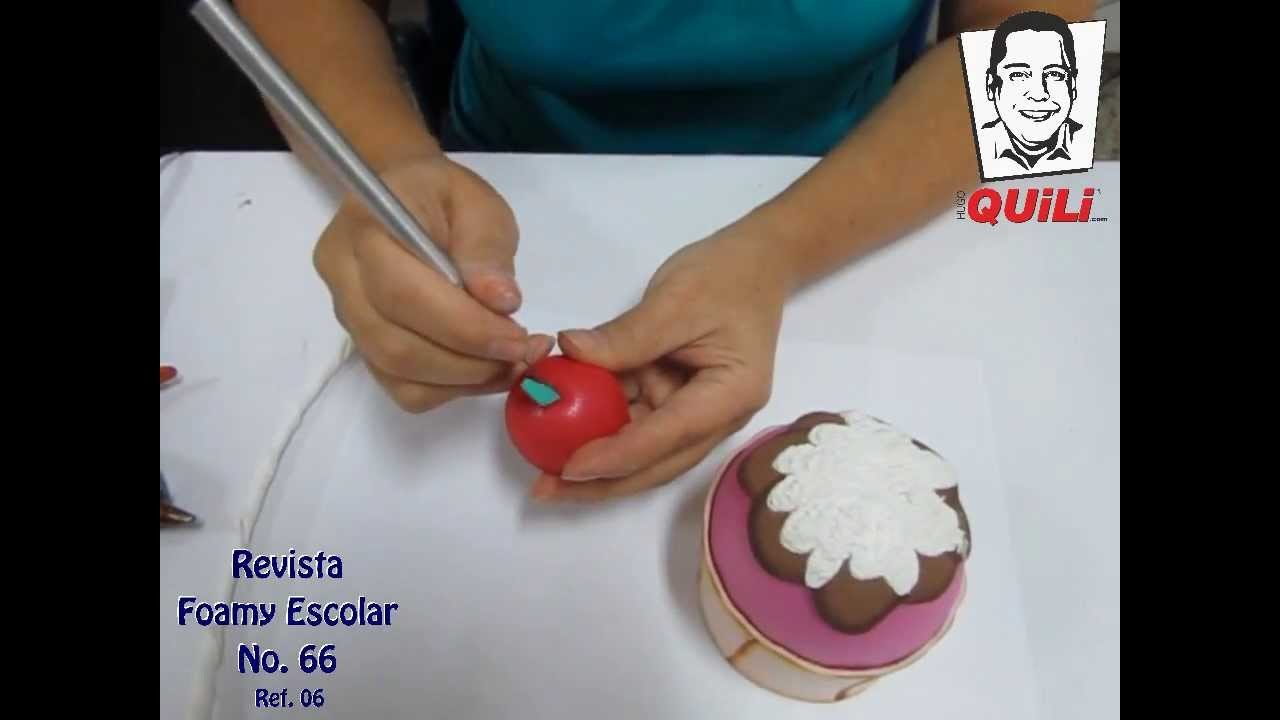 Porta Lápiz (Ref: 06) Revista Foamy Escolar No. 66