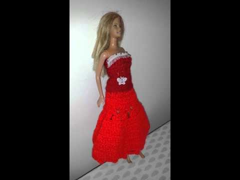 Barbie fashion. vestido tejido