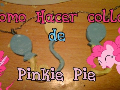 Como hacer collar Cutie Mark de Pinkie Pie➙Manualidades de MLP♥