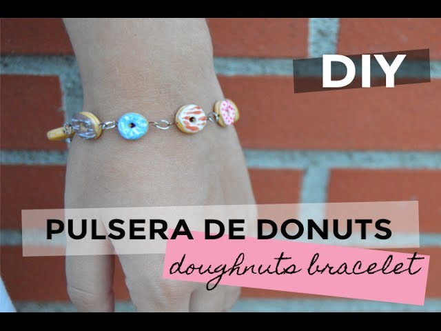 DIY · Pulsera de donuts (polymer clay) | The White DIY