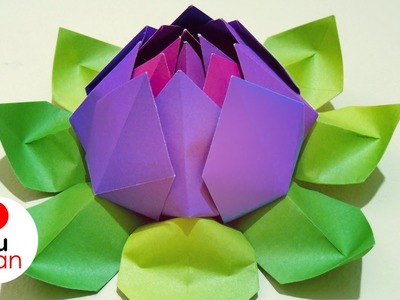 Flores de Papel - Loto | Origami - DIY
