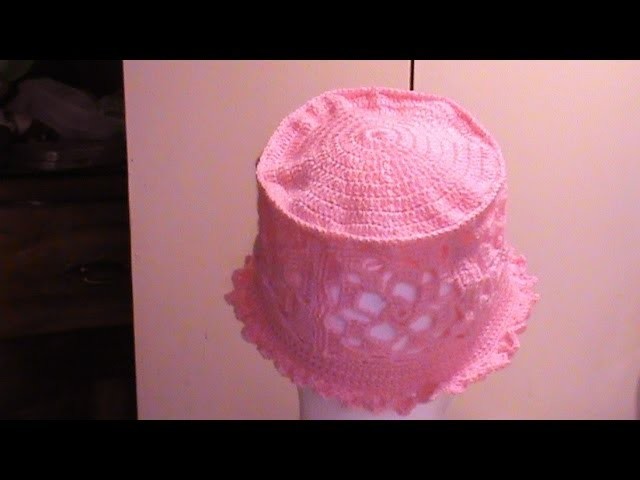 Gorro Primavera a #Crochet . 2a. de 3 partes.