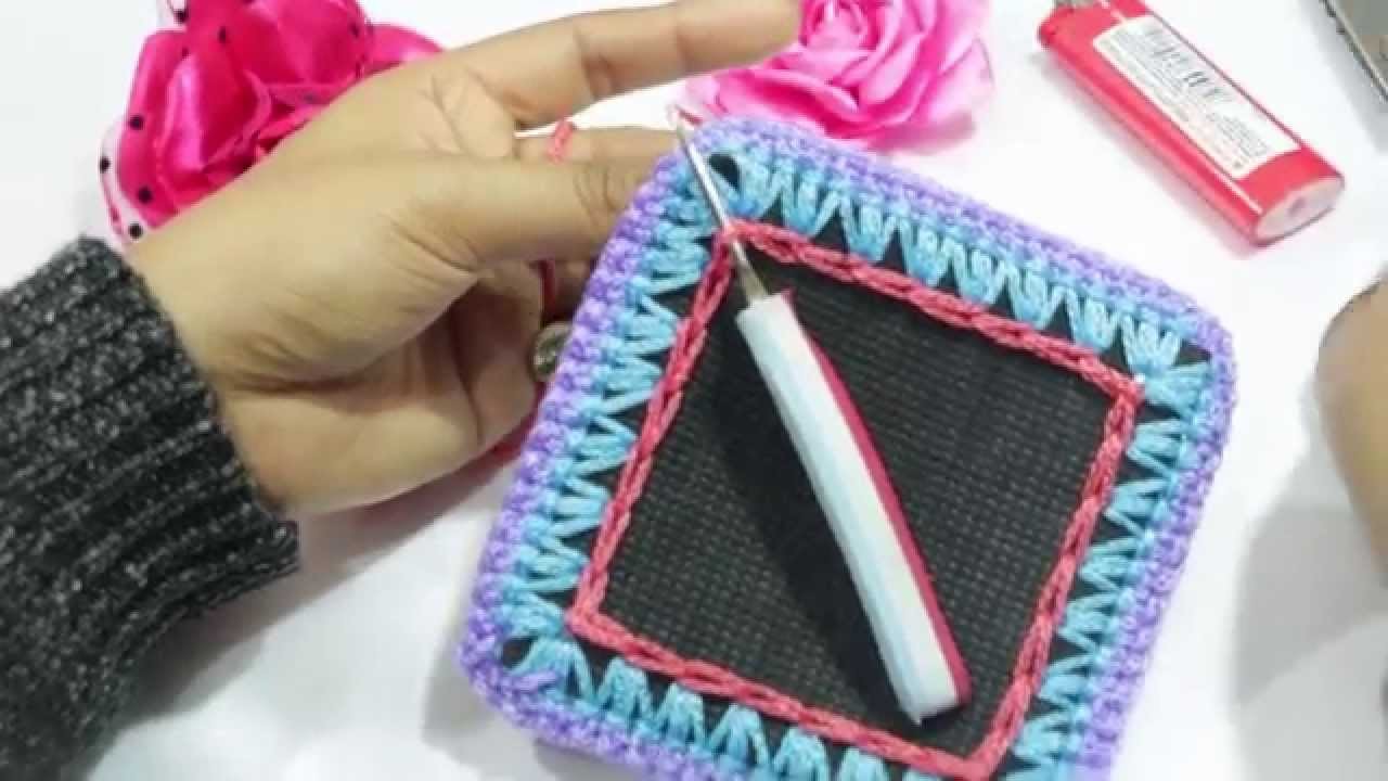 PUNTOS BASICOS DE BORDEADO tejido a crochet 2da PARTE