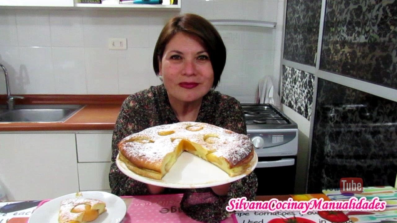TARTA CLAFOUTIS DE DURAZNO - Silvana Cocina y Manualidades