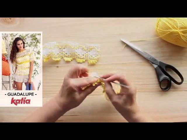 Unión con ganchillo de tiras de Guadalupe Katia