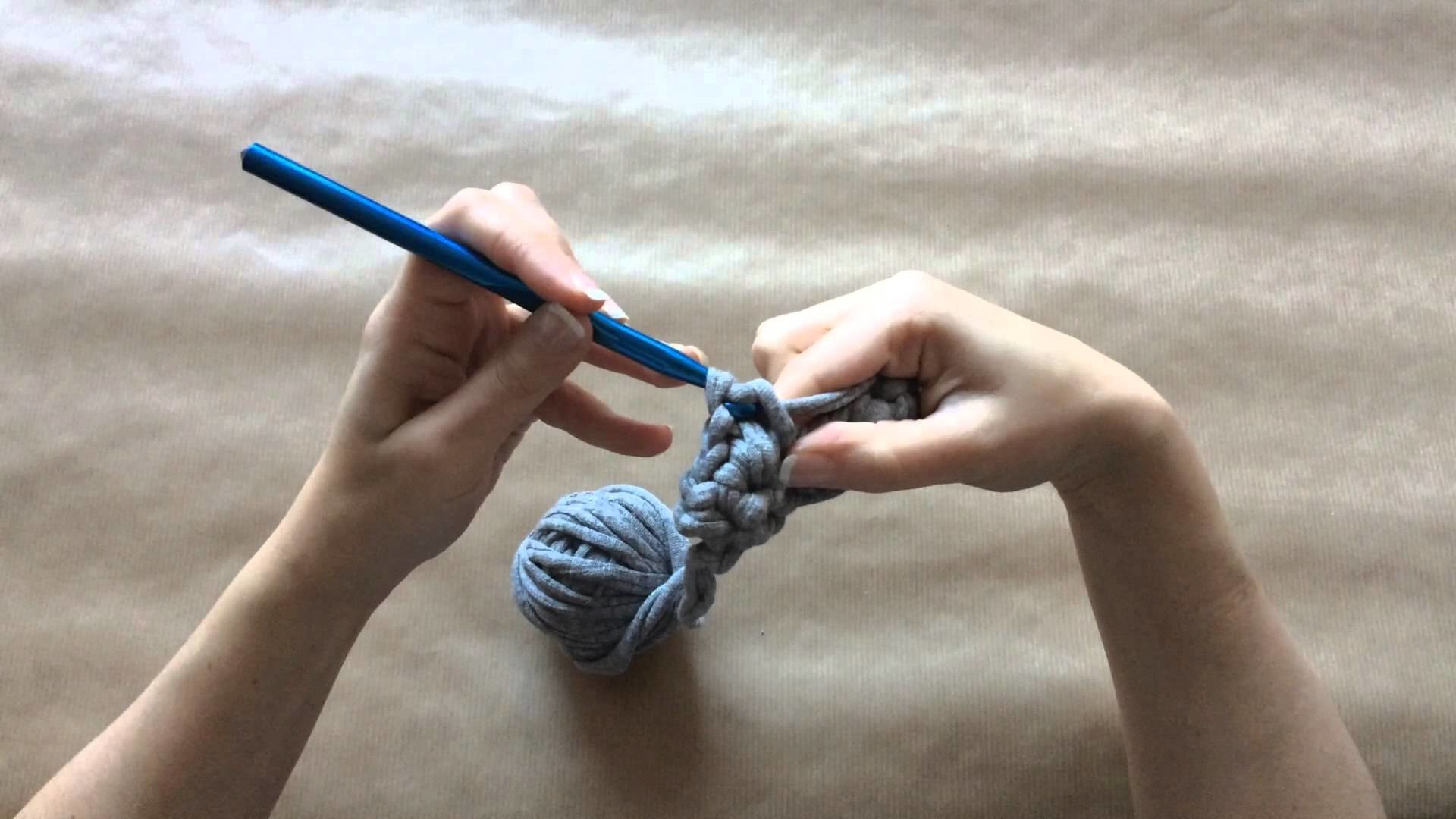 Aumento crochet  zurdos