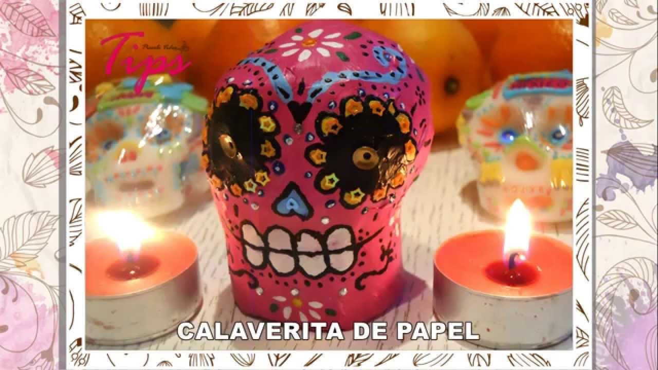 DIY - Calaverita de papel - DIA DE MUERTOS