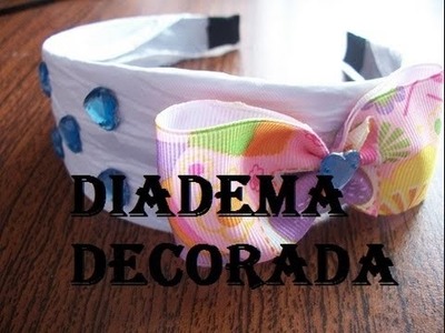 DIY:Decoracion de diadema (facil) (mundodebonny)