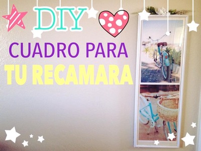 DIY WALL DECOR.DIY CUADRO FACIL Y BONITO