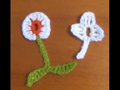 Flores para saco con flores a crochet