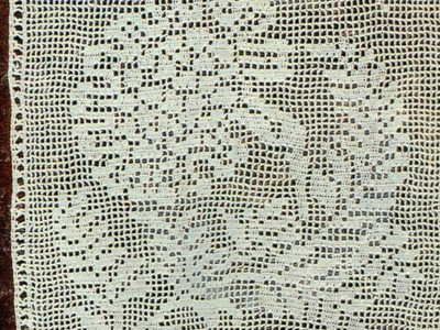 Gráficos para tejer Visillos a crochet