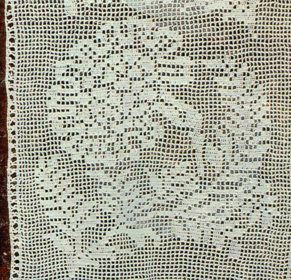 Gráficos para tejer Visillos a crochet